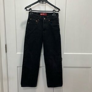 Levi's Relaxed Fit 550 Black Straight Leg Women's Jeans Size 26